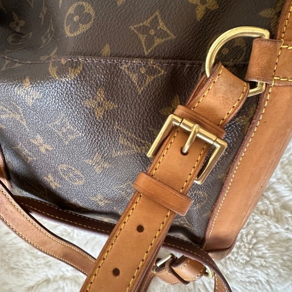 Louis Vuitton Classic Monogram Tan and Brown Backpack - Picture 7 of 13